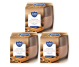Set 3x Lumanari parfumate pahar 24h scortisoara 130g - AURA