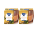 Set 2x Lumanari parfumate pahar 24h portocala 130g - AURA