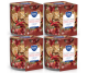 Set 4x Lumanari parfumate pahar imprimat 22h cinnamon cloves 100g - AURA