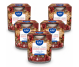Set 5x Lumanari parfumate pahar imprimat 22h cinnamon cloves 100g - AURA