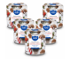 Set 5x Lumanari parfumate pahar imprimat 22h Festive Time 100g - AURA