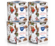 Set 4x Lumanari parfumate pahar imprimat 22h Festive Time 100g - AURA