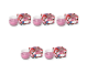 Set 5x Lumanari parfumate pahar 18h prajituri vanilie 80g - AURA
