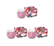 Set 3x Lumanari parfumate pahar 18h prajituri vanilie 80g - AURA