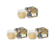 Set 3x Lumanari parfumate pahar 18h Vanilla Dream 80g - AURA