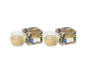 Set 2x Lumanari parfumate pahar 18h Vanilla Dream 80g - AURA