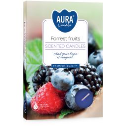 Lumanari pastila parfumate 4h fructe padure 6b - AURA