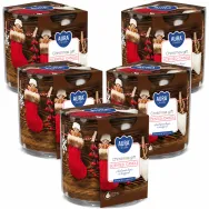 Set 5x Lumanari parfumate pahar imprimat 22h Christmas gift 100g - AURA
