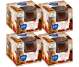 Set 4x Lumanari parfumate pahar 18h Winter cookies 80g - AURA