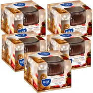 Set 5x Lumanari parfumate pahar 18h Winter cookies 80g - AURA