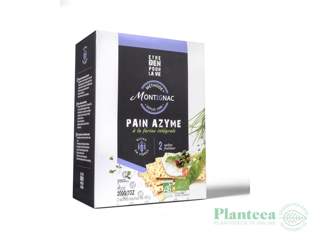 Paine azima grau integral 200g - MONTIGNAC