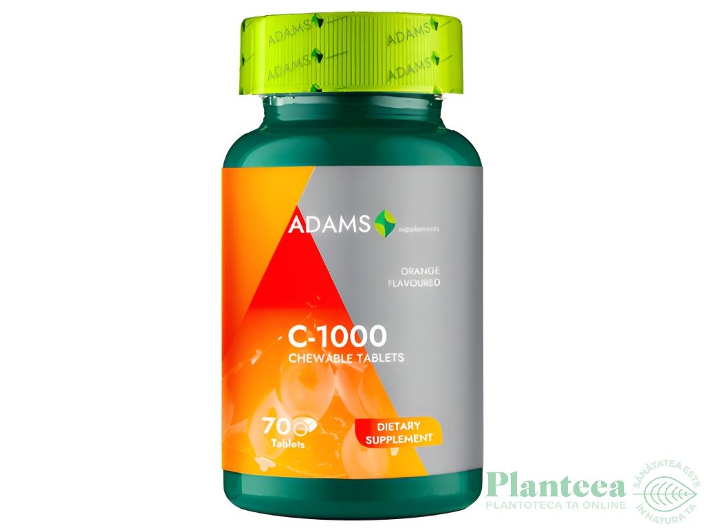 Vitamina C 1000 masticabile 70cp - ADAMS SUPPLEMENTS