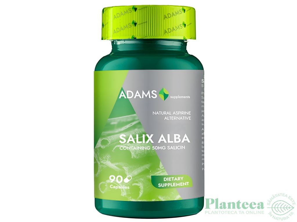 Salix alba 340mg 90cps - ADAMS SUPPLEMENTS