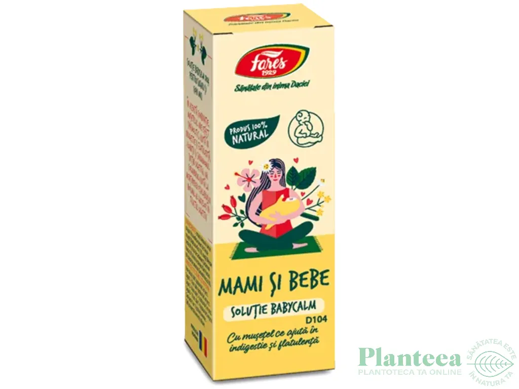 Solutie babycalm Mami&Bebe 30ml - FARES