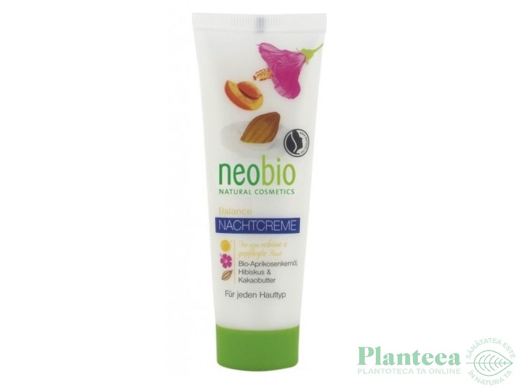 Crema noapte ulei hibiscus cacao 50ml - NEOBIO