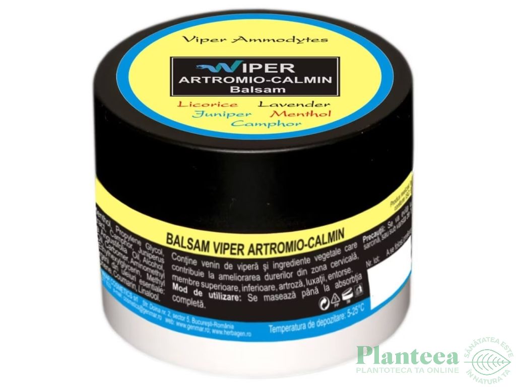 Balsam artromio calmin venin vipera 50g - HERBAGEN