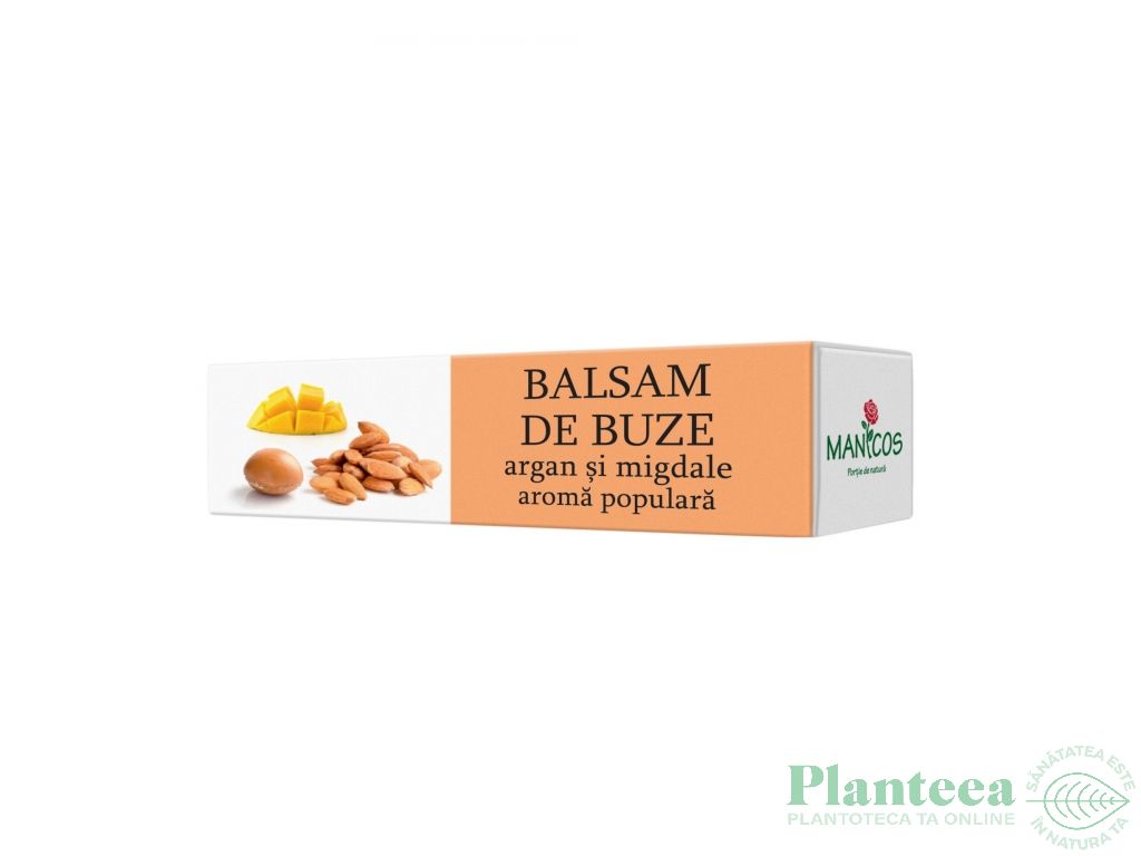 Balsam buze argan migdale 4,8g - MANICOS