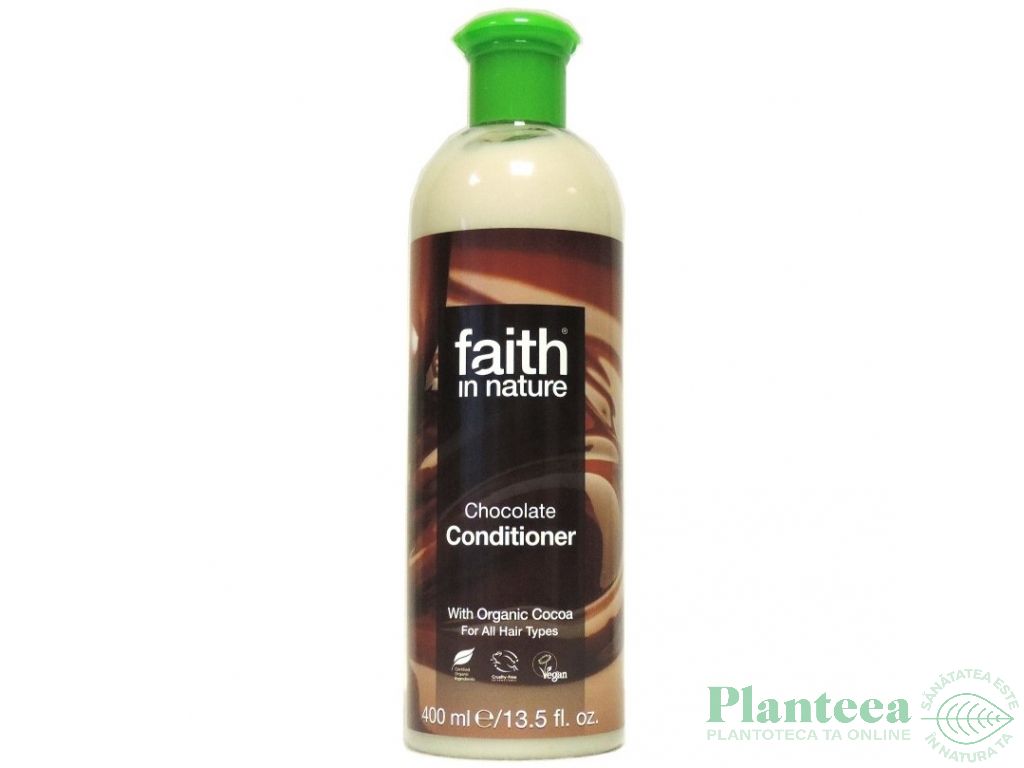 Balsam par toate tipurile ciocolata 400ml - FAITH IN NATURE