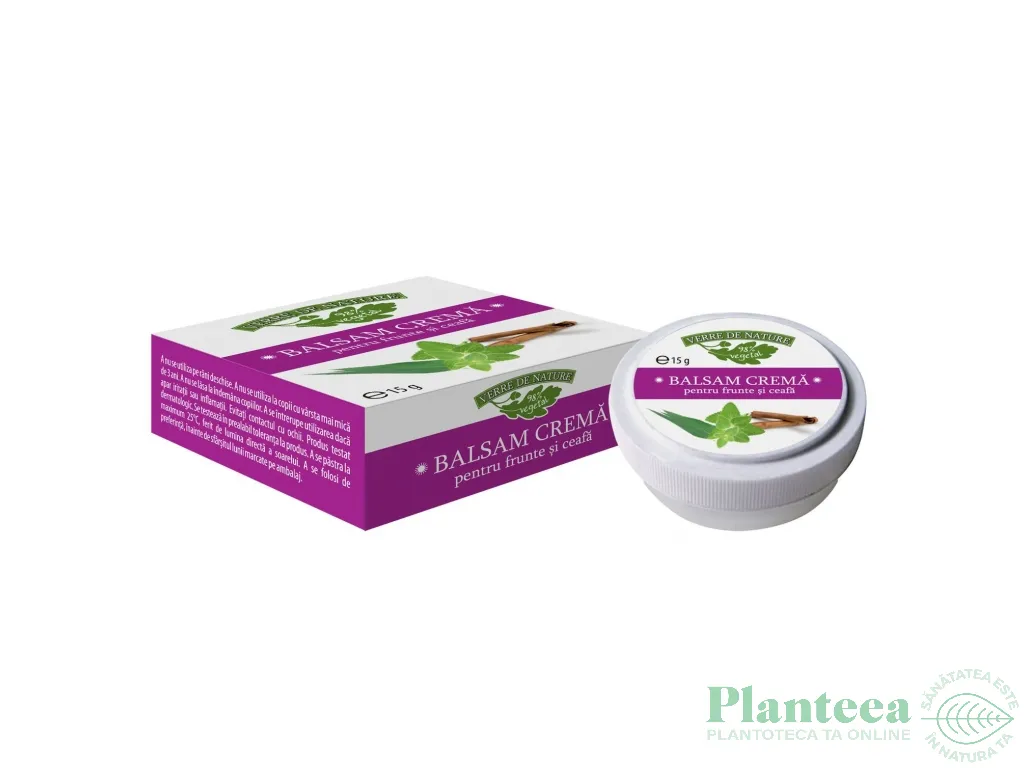 Balsam crema frunte ceafa 15g - VERRE DE NATURE