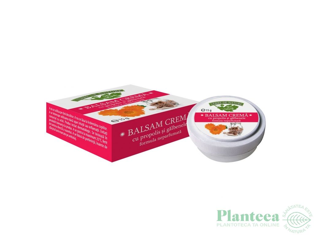 Balsam crema propolis galbenele 15g - MANICOS