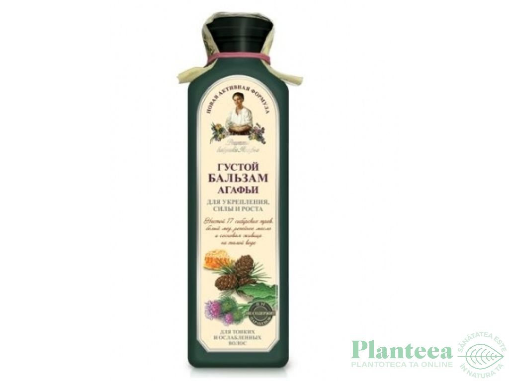 Balsam par fortifiant stimulare crestere apa gheata 17plante siberiene 350ml - RETETELE BUNICII AGAFIA
