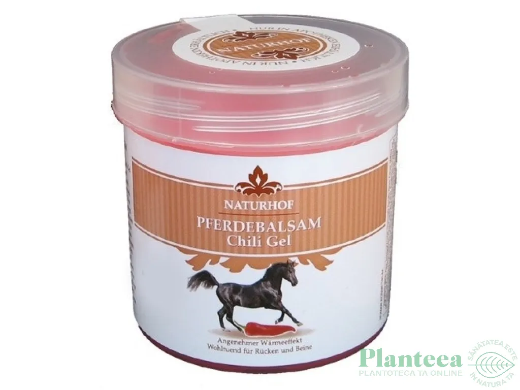 Gel puterea calului chilli 250ml - NATURHOF
