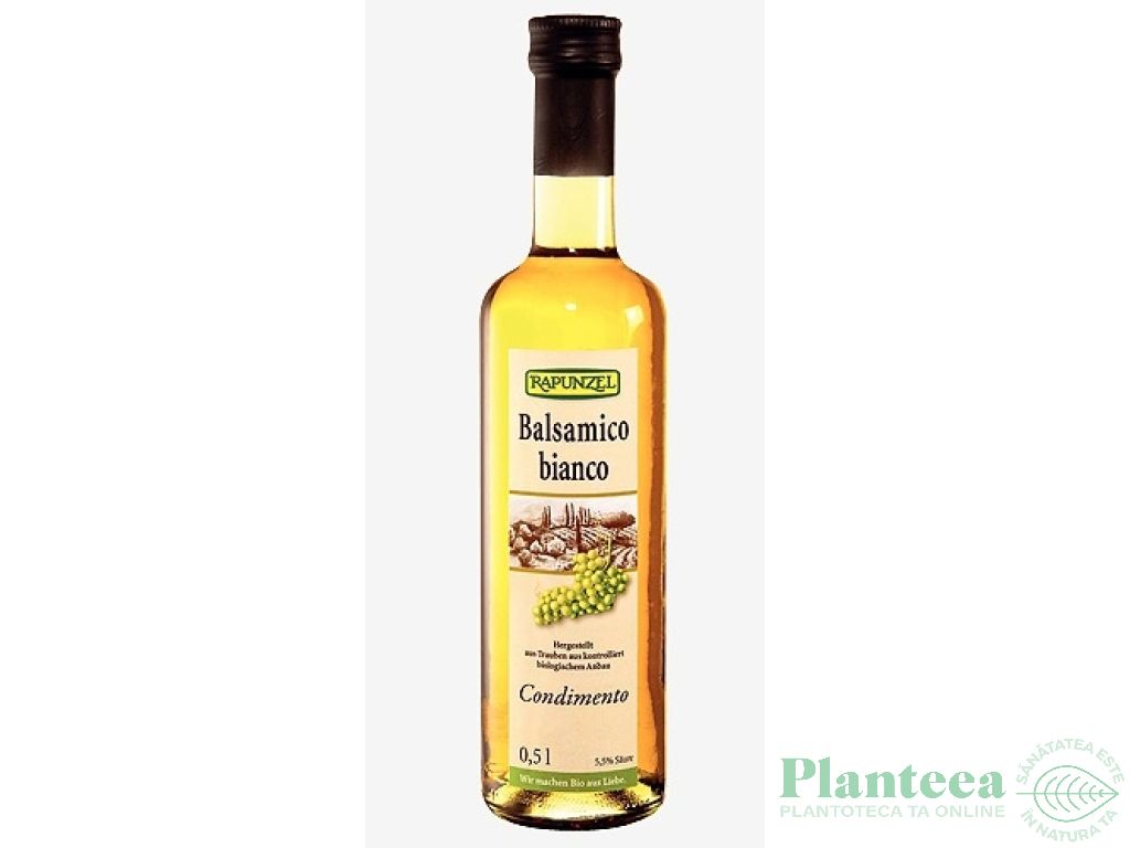 Otet balsamic alb condimente eco 500ml - RAPUNZEL