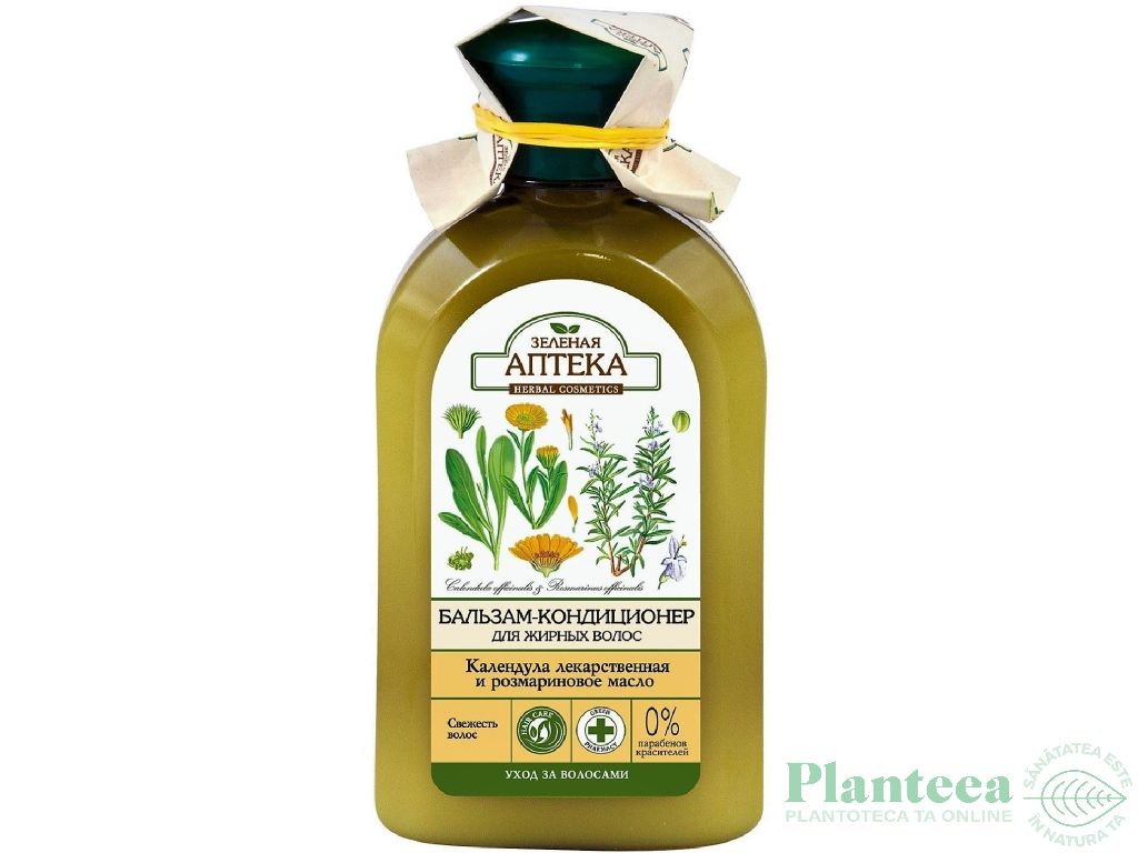 Balsam par gras galbenele ulei rozmarin 300ml - ZELENAYA APTEKA