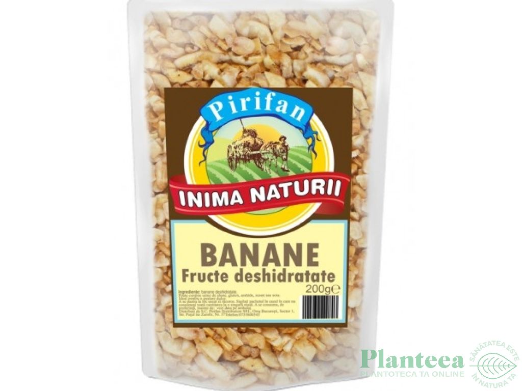 Banane uscate bucatele 200g - PIRIFAN