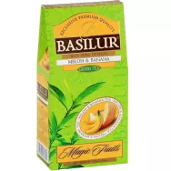 Ceai verde ceylon Magic Fruits pepene galben banana refill 100g - BASILUR