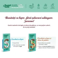 Ciocolata lapte indulcitor stevia 90g - SWEET&SAFE