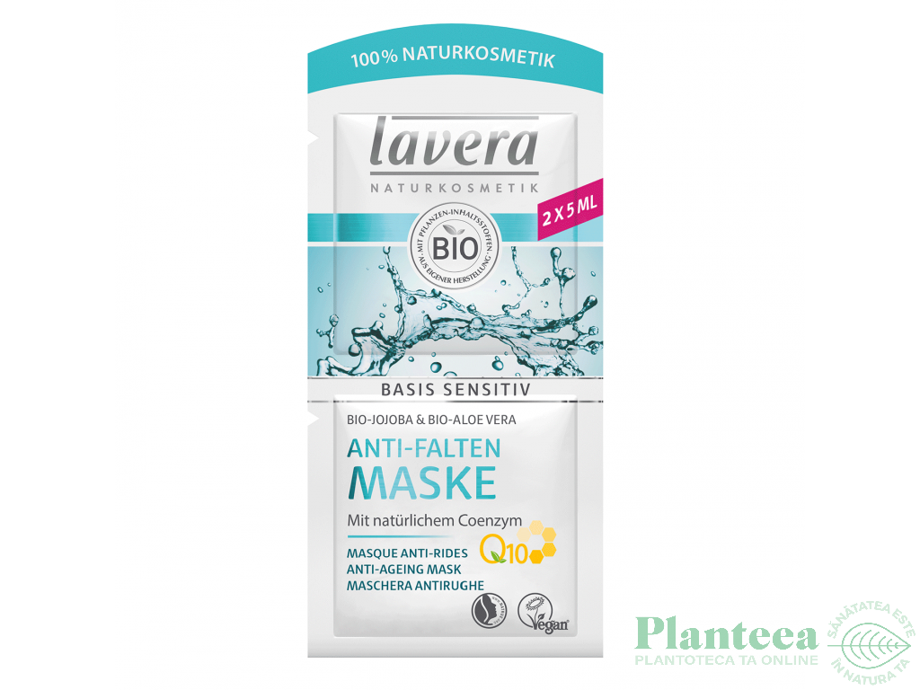 Masca antiage coenzima Q10 plic 2x5ml - LAVERA