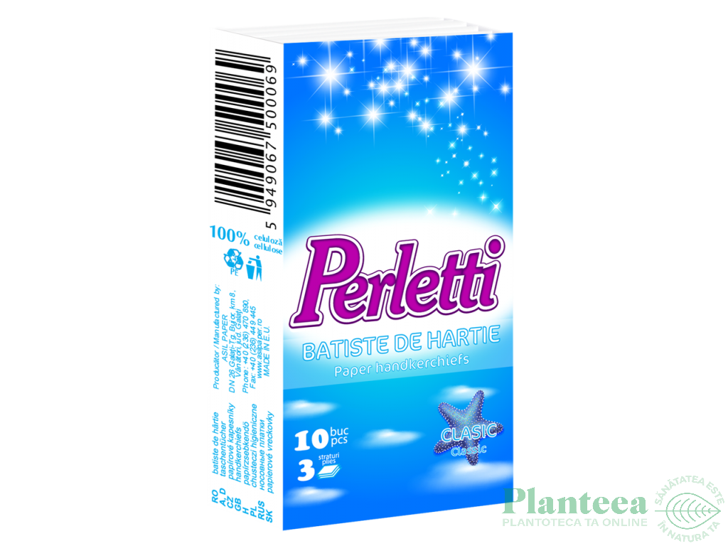 Batiste hartie clasic 10b - PERLETTI