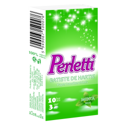 Batiste hartie menta 10b - PERLETTI