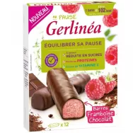 Batoane inlocuire masa ciocolata zmeura 12x31g - GERLINEA