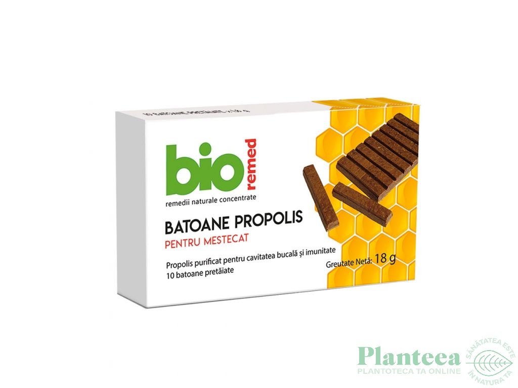 Batoane propolis 10x1,8g - BIOREMED