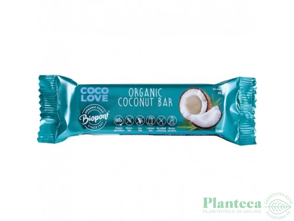 Baton cocos Coco Love eco 40g - BIOPONT