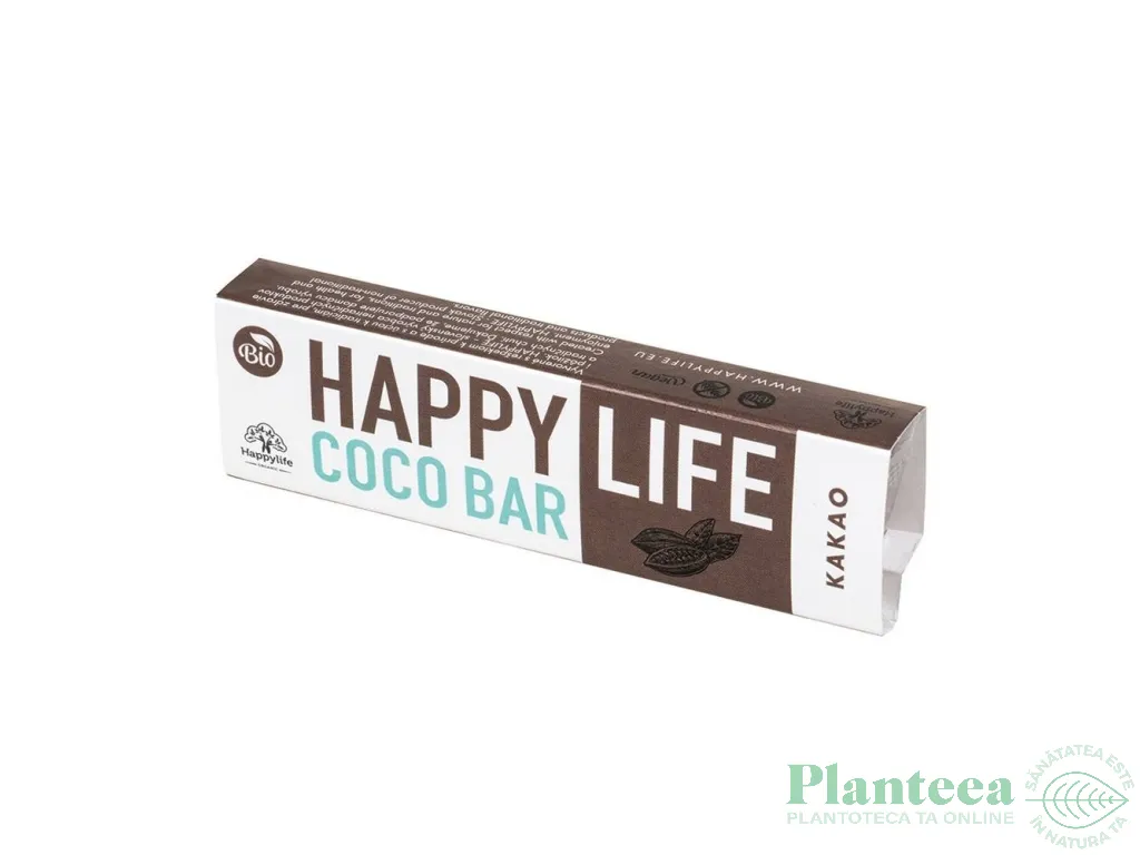 Baton vegan cacao eco 40g - HAPPYLIFE