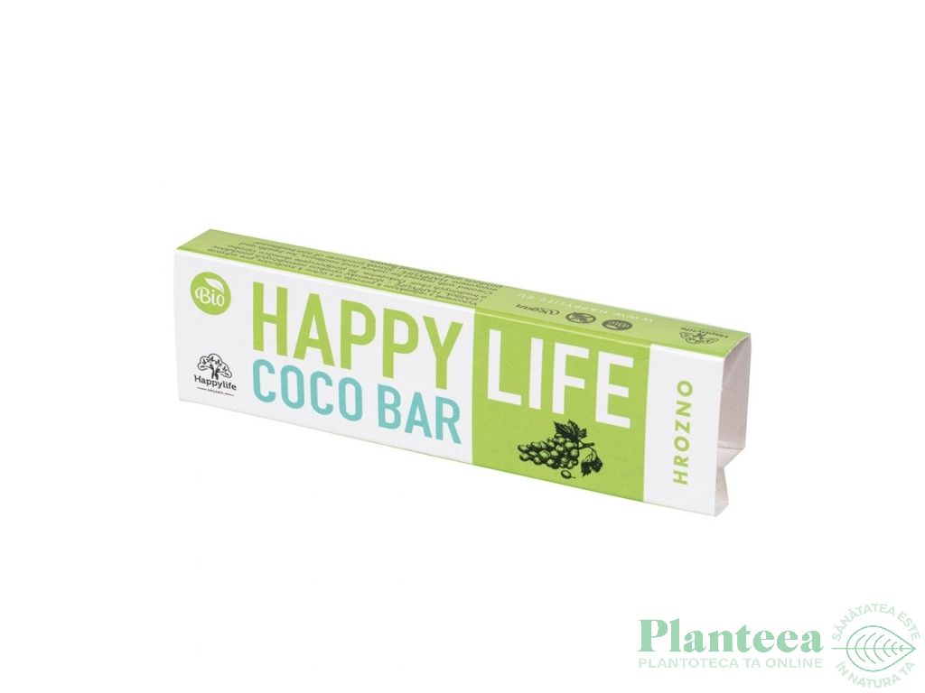 Baton vegan cocos stafide eco 40g - HAPPYLIFE