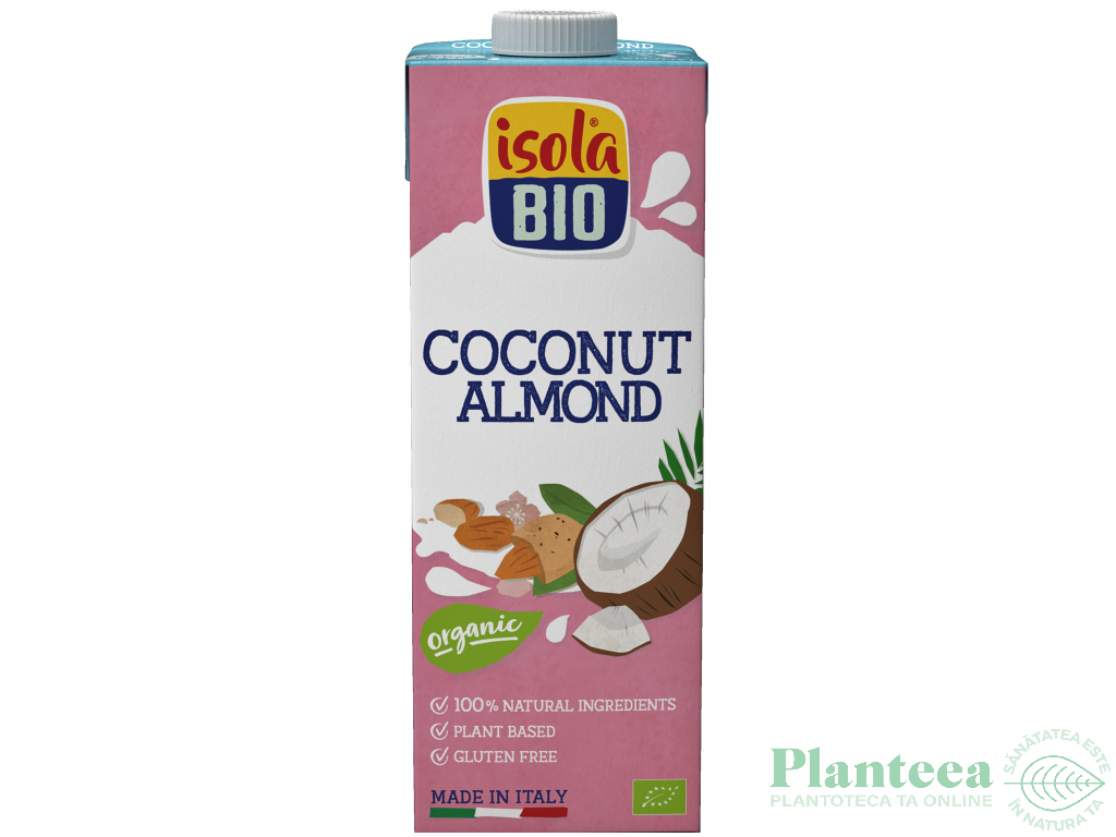 Lapte cocos migdale eco 1L - ISOLA BIO