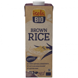 Lapte orez brun simplu eco 1L - ISOLA BIO