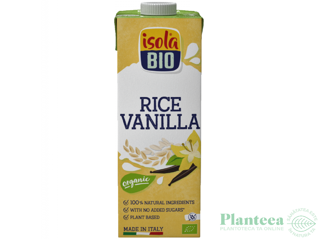 Lapte orez vanilie eco 1L - ISOLA BIO