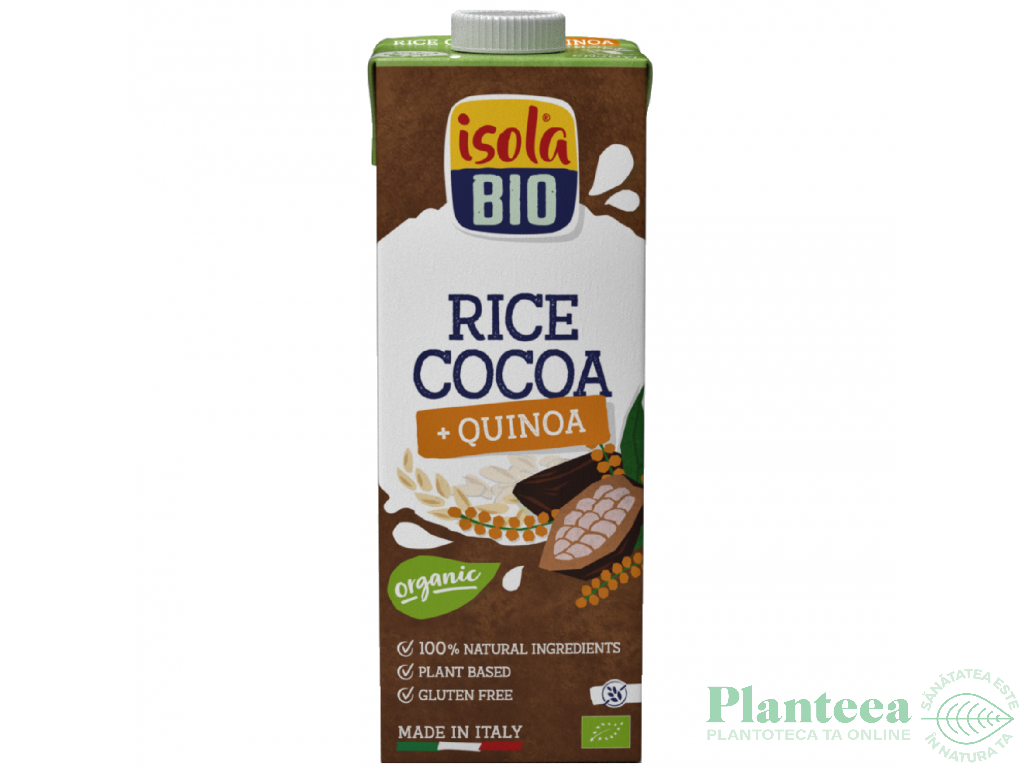 Lapte orez quinoa cacao eco 1L - ISOLA BIO