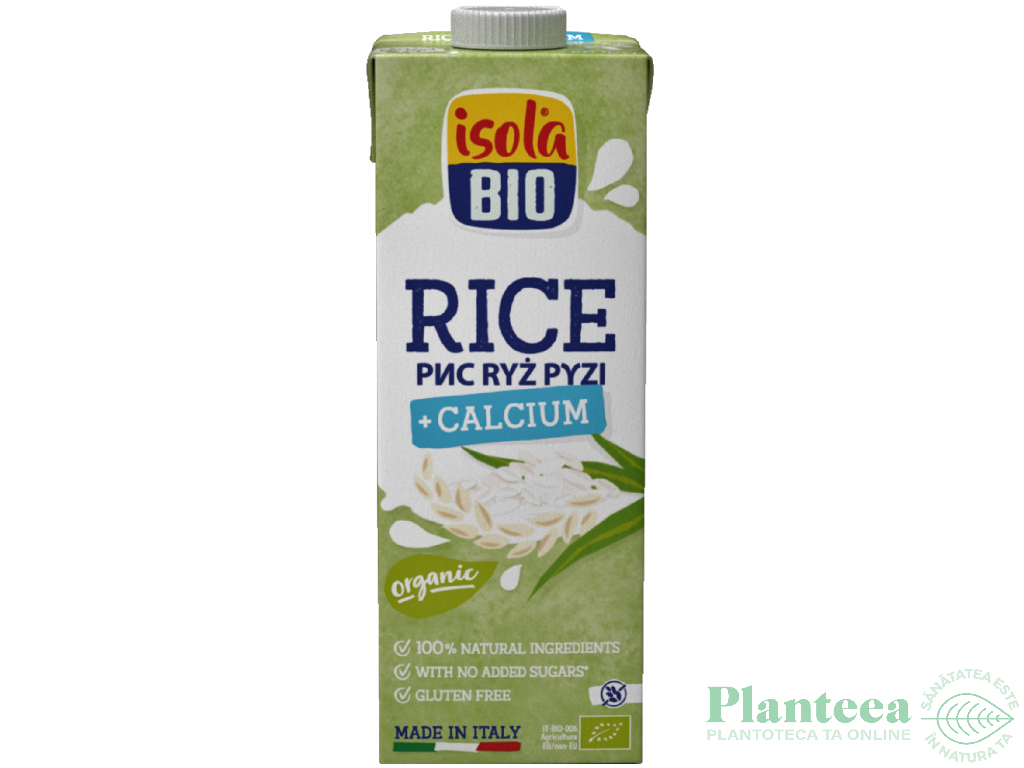 Lapte orez Ca eco 1L - ISOLA BIO