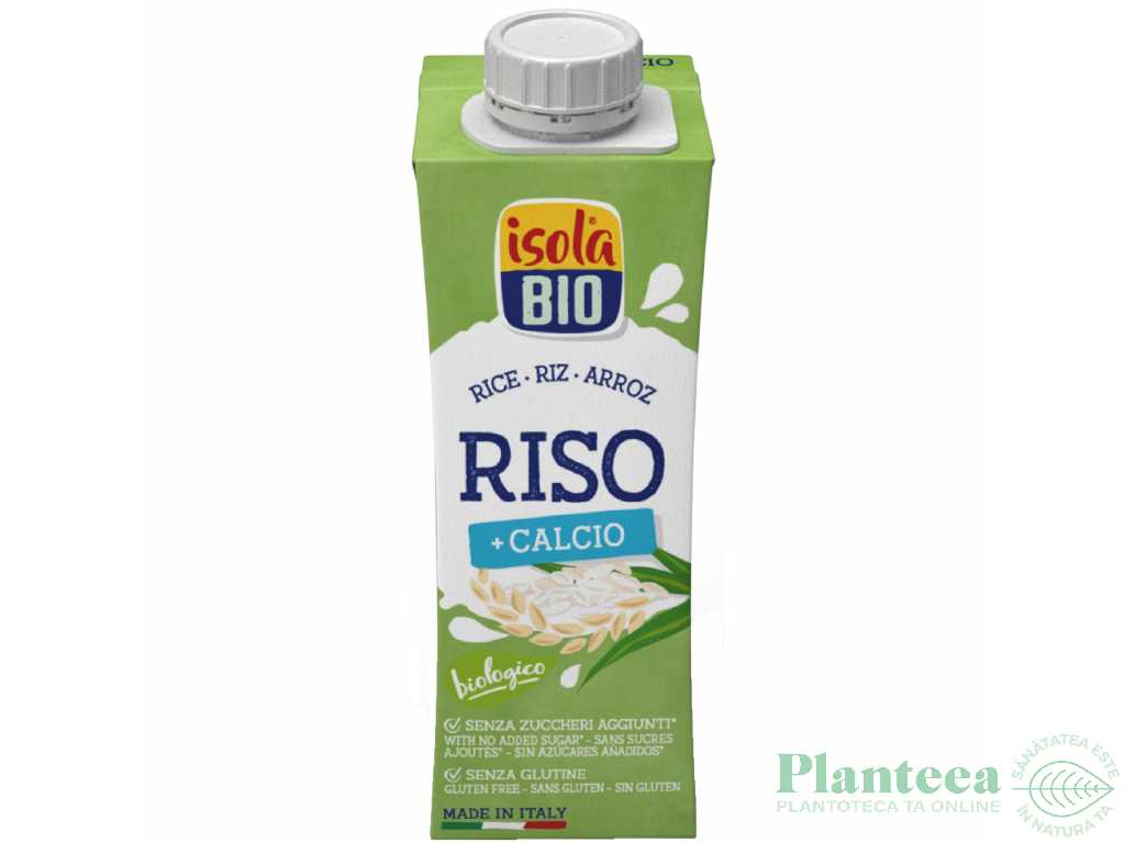 Lapte orez Ca eco 250ml - ISOLA BIO