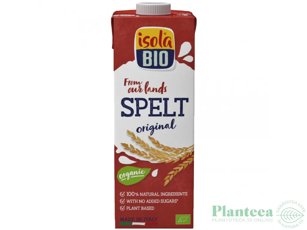 Lapte spelta simplu eco 1L - ISOLA BIO