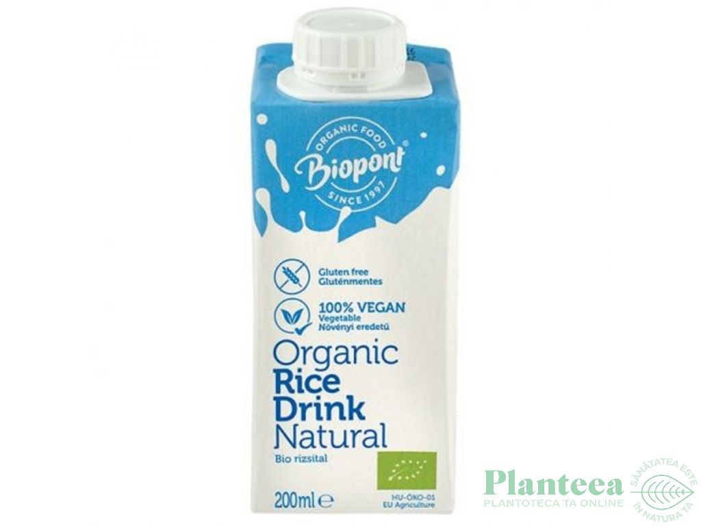 Lapte orez simplu eco 200ml - BIOPONT