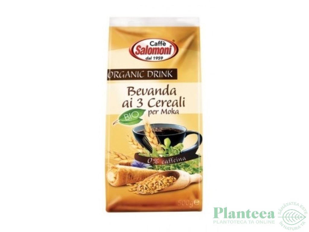 Cafeluta macinata 3cereale eco 500g - SALOMONI