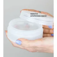 Borcanel plastic translucid Carven fara capac fara opercul 100ml - MAYAM