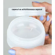 Borcanel plastic translucid Carven fara capac fara opercul 50ml - MAYAM